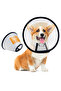 Dog Conical Collar Velcro Neck Collar Akalite