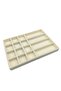 Paris Model Suede Fabric Cream Color 34/24 cm Jewelry Display Drawer - 2