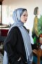 Premium Lux Original Monogram Shawl (Silk Voile, High Quality, Lightweight, Casual, Stylish, Testure Clothing) - 4