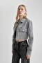 Coool Oversize Wide Fit Gabardine Long Sleeve Shirt C1676Ax24Sp - 5