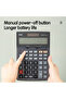 E39264 14-Digit Metal Calculator - Dual Power, 150-Step Check, Tax - 3