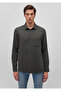 Men's Khaki Green m 0211237 -88487 Long Sleeve Shirt - 3