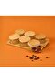 With Bamboo Tray - Glass Storage Container with Vacuum Lid and Breakfast Set 13 Pieces