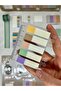 Mixed Tones Ruled Coffee Green Blue Color Index Set Sticker/Index/Bookmark/Washi Tape - 3