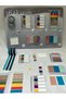 Mixed Tones Ruled Retro Color Index Set Sticker/Index/Post-It/Postit/Book Marker/Washi Tape