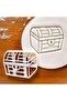 Treasure Chest Compass Treasure Map Cookie Mold and Sugar Pastry Mold Set of Three - 4