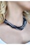 Pearl Knitted Sand Beads Design Necklace - 3