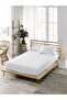 Uykulife Double Personality Plain White Bedsheet Set