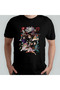 Demon Slayer Kimetsu No Yaiba Unisex 100% Cotton Crew Neck T-Shirt Model 11