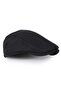 British Style Men's Cap Hat - Elasticized Size-Free Cut, Durable Fabric, Classic Model, Patterned İ - 2