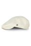 British Style Men's Cap Hat - Elasticized Sizeless Design, Classic Fit, Patterned Inner Lining