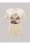 T-Shirt for Women Green Color Comfortable, Lively Flower and Butterfly Pattern - - 3