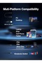 سماعة رأس X25 بإضاءة LED متدرجة، سماعة رأس لألعاب الكمبيوتر لأجهزة PS4/PS5/XBox - 6