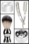 Qualis U3 Full Metal Razor F10 Brush Bowl 5 Pieces of Sheets