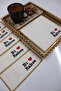 6 Pieces Bi'Kahve Presentation Napkin Coffee Side Cocktail Napkin - 4