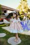 Short Vintage Dress for Girls - Zip-Up, Special Design - Accessories - 4