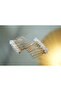 2 Pieces Mini Comb Buckle, Gold Comb Buckle, Wedding-Engagement Hair Accessory 4 cm - 4