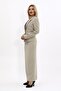 Men's Lapel Single Button Classic Jacket & Long Straight Slim Skirt-Bamboo - 2