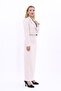 Men's Collared Single Button Short Jacket & Long Straight Slim Skirt - Beige - 1073553 - 3