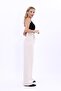Corsage Belt Palazzo Trousers-Beige - 5017100 - 4