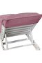 Chaise Lounge Towel with Pockets 75X200 cm Cotton Beach Towel Dried Rose - 6