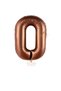 Best 0 Year Old Brown Number Foil Balloon