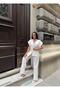 Single Button Vest Trousers - Double Blazer Set - 3