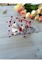 Polka Dot Tulle Detailed Ataturk Patterned Ribbon Crown - 3