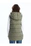 Lcwaikiki Classic Hooded Women's Puffer Vest - 5