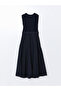 Esvab • Modern & Distinctive Zero Roba Collar Women's Dress - 7
