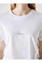 Lcw Vision White Crew Neck Printed Women's T-Shirt - 3