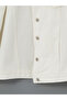 Nevavm Shirt Collar Women's Jean Jacket with Difference - 6