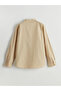 Judge Collar Linen Blended Boy's Shirt - 2