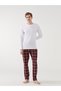 New Season Standard Fit Plaid Men's Pajama Bottoms S50017Z8