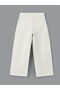 Girl's Cargo Pants with Adjustable Elastic Waist - 2