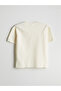 Original Oval Collar Textured Young Men's T-Shirt - 6