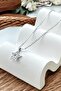 Silver Color Star Detail Necklace