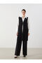Nevavm V-Neck Stoned Women's Vest with a Difference