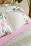 Elara 100% Cotton Double Bed Duvet Cover and Quilt Set Pink - 6