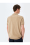 Short Sleeve Cotton Polo Neck Knitwear T-Shirt - 4
