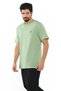 Men's Green Striped Round Neck T-Shirt - Soft Cotton Knit For Trendy, Comfortable Everyday Look - 2