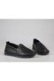 22385 Genuine Leather Orthopedic Black Women's Daily Mother Shoes - 4