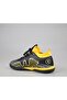 Black Yellow Children's Astroturf Field Shoes with Pele Socks - 2