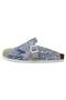 Women's Vegan Leather Multicolor Slippers - Florasancat Design - 3