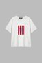 Bon Appetit Printed Relaxed Fit White Women's Tshirt