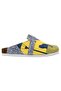 Women's Vegan Leather Multicolor Slippers - Florasancat Design - 4
