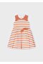 Striped Girl's Linen Dress - 2