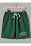 Brooklyn New York 1898 Lower Upper Printed White T-Shirt Nefti Green Shorts Set Oversize Unisex - 4