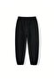 Clever Sweatpants Jogger - Black Printed Rubber Leg High Waist - 4