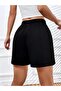Black Short Californi West Coast Shorts - Combed Cotton Printed Cord - 5